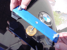 Place Bridge over pull foot and turn dial quickly